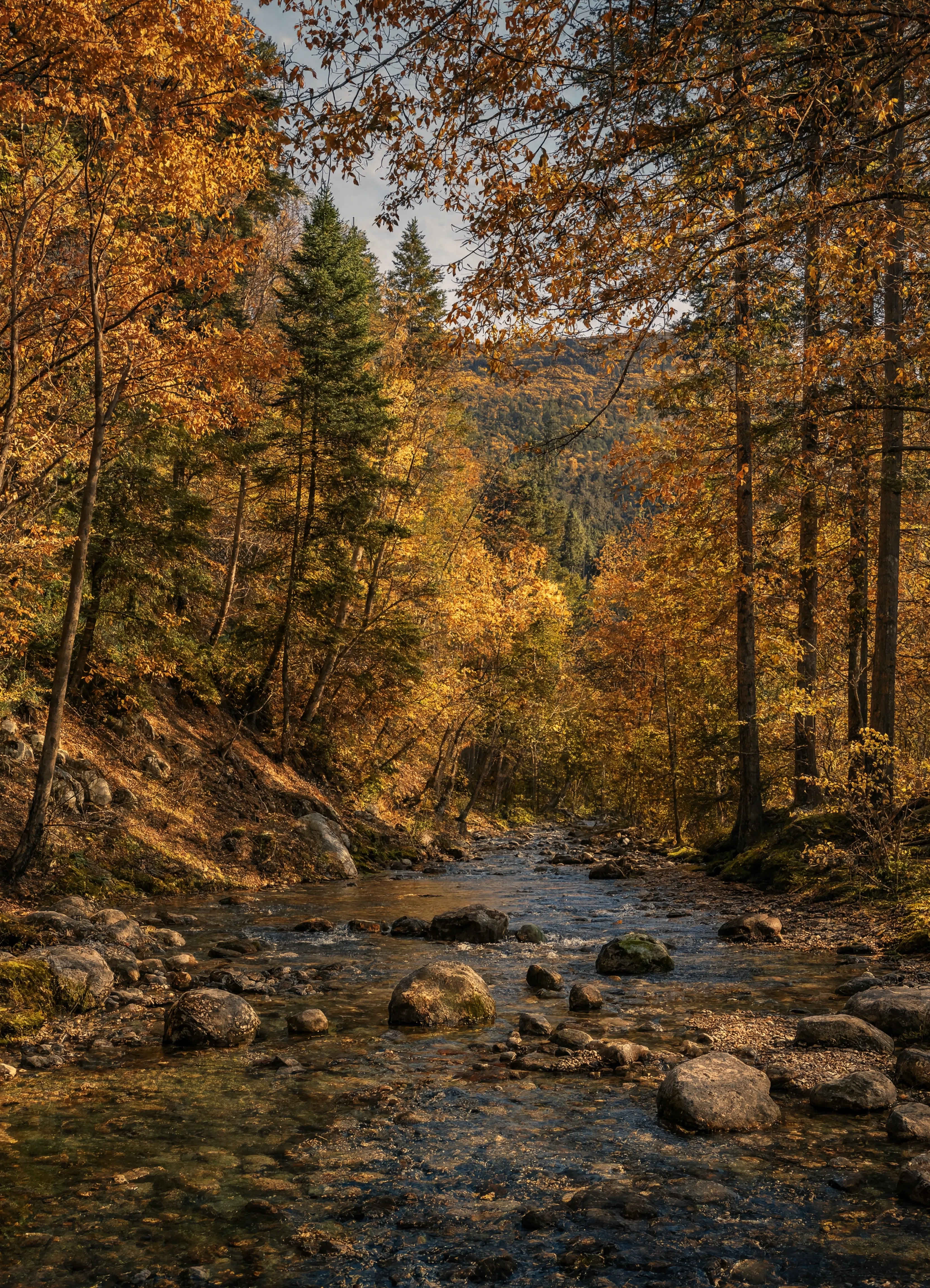 Waldweg im Morgenlicht — WaldWege Team